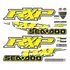 Adesivo Jet Ski Sea Doo Rxp 155 Amarelo 2009 Sd6