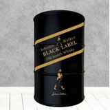 Adesivo Johnnie Walker Black Label Tambor Tonel Barril 200l Cor Dourado