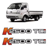 Adesivo K2500 Tci Kia Bongo (portas) Caminhão