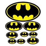 Adesivo Kit Moto Capacete Carro Batman Tuning Top