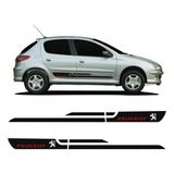 Adesivo Lateral Peugeot 206