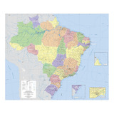 Adesivo Mapa Do Brasil