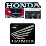 Adesivo Mascara Frontal + Emblema Quadrado Aranha Honda Cg