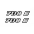 Adesivo Mercedes Benz 708 E 708e Par Emblema Caminhão Fkc