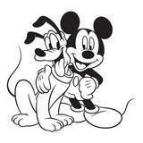 Adesivo Mickey E Pluto