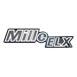 Adesivo Mille Elx Resinado Tampa Traseira - Fiat Uno 96 97