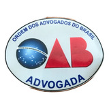 Adesivo Oab Advogada Oval