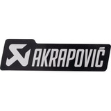 Adesivo Original Akrapovic Black