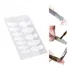 Adesivo Pads Silicone Reutilizável Francesa Reversa Molde F1