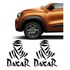 Adesivo Pajero Dakar Preto 2 Un Modelo Original Troller