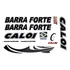 Adesivo Para Bicicleta Caloi Barra Forte Preto Frete Grátis