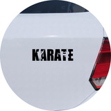 Adesivo Para Carro Karate