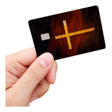 Adesivo Para Cartão Credito Cruz De Jesus Gospel Skin Card