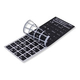 Adesivo Para Teclado De Notebook Português Abnt2 Ç   Preto