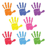 Adesivo Parede Infantil 60 Mão Colorida Quarto Criança 091ir Cor Colorido