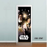 Adesivo Porta Decorativo Star