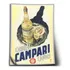 Adesivo Propaganda Antiga Campari Auto Colante A2 60x42cm