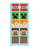 Adesivo Quadrado Festa Minecraft