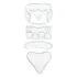 Adesivo Silicone Anti-rugas 18 Pçs Rosto Testa Busto Pescoço