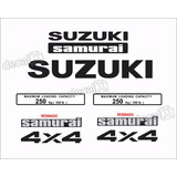 Adesivo Suzuki Samurai 4x4