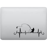 Adesivo Tablet Notebook Pc Batimento Amor Pela Pesca