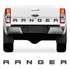 Adesivo Tampa Traseira Ranger 2012 2013 2014 15 A 2020 Cinza