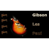Adesivo Vintage Guitar Gibson Les Paul 30 Cm X 42 Cm