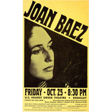Adesivo Vintage Joan Baez