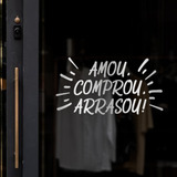 Adesivo Vitrine Parede Prata
