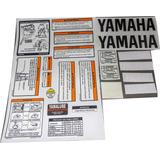 Adesivos Advertencia Antiga Yamaha