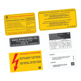 Adesivos Advertencia Cofre Motor