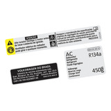 Adesivos Advertencia Cofre Motor