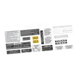 Adesivos Advertencia Honda Cbx