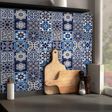 Adesivos Azulejos Ladrilho Hidraulico