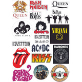Adesivos Bandas De Rock