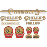 Adesivos Bicicleta Phillips Dourado