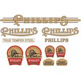 Adesivos Bicicleta Phillips Dourado
