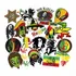 Adesivos Bob Marley Reggae Jamaica Rastafari Sticker Premium