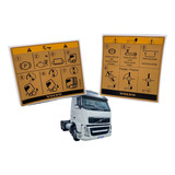 Adesivos Cabine Caminhao Volvo