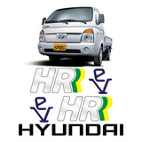 Adesivos Caminhao Hyundai Preto