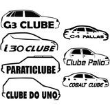 Adesivos Carro Club Parabrisa