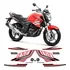 Adesivos Compatível Com Fazer 250 Blue Flex 2015 Vermelha