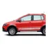 Adesivos Compatível Crossfox Vermelho 2010 2011 Faixa R707 Cor Prata