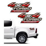 Adesivos Compatível Hilux 4x4 Turbo Intercooler 2009 10 R665 Cor Padrão