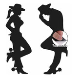Adesivos Cowboy Cowgirl Para