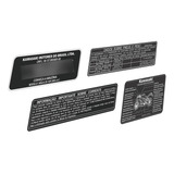 Adesivos De Advertencia Zx10r