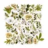 Adesivos Decorativos Scrapbook Planner 46 Peças Plantas