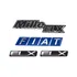 Adesivos Emblema  Mille Elx + Elx + Fiat - Resinado