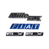 Adesivos Emblema Mille Elx