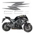 Adesivos Emblemas Compatível Kawasaki Z1000 2012 Preta 02 Cor Kawasaki Z1000 Abs- Preta